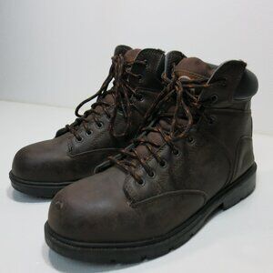 Brahma Oil Tanned Leather Safty Toe Work Boots Shoes Industrial Footwear Sz 10.5